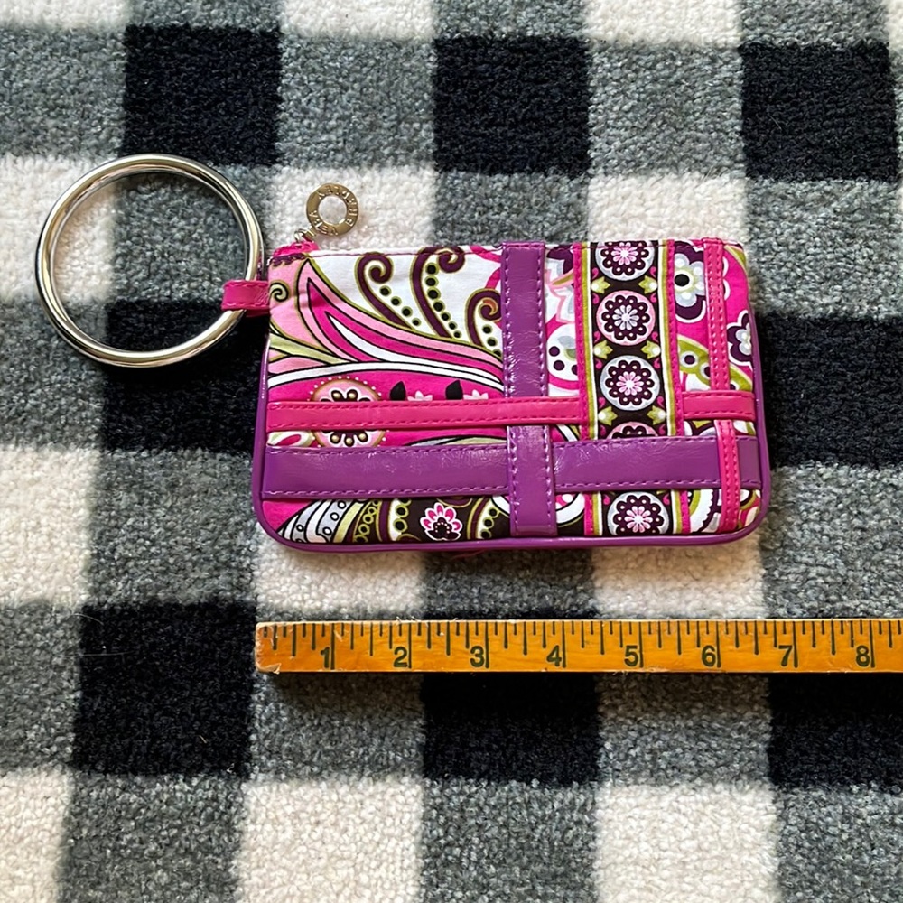 Vera Bradley “Very Berry Paisley” Wristlet